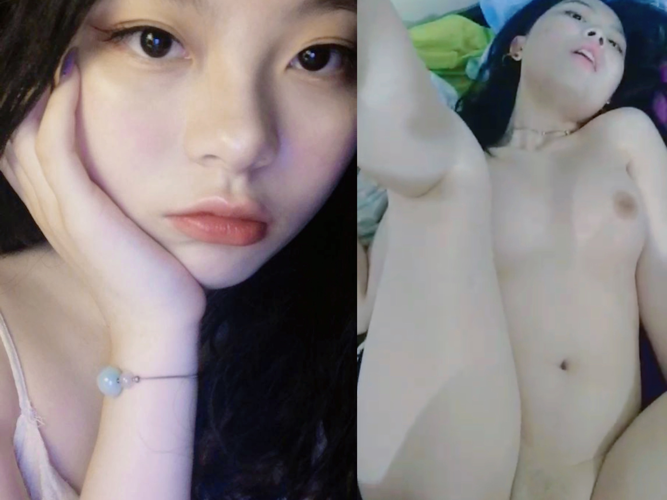 [騷美人]露臉反差婊，清純女神VS淫蕩母狗