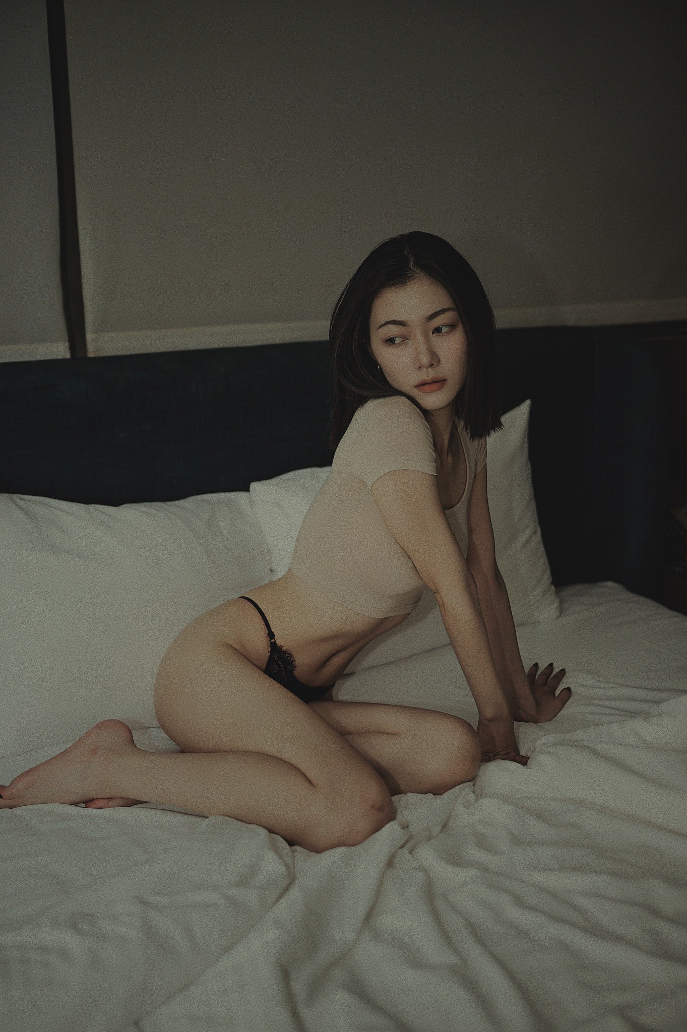 [美圖分享]灣灣的一個(gè)模特,瘦馬大燈